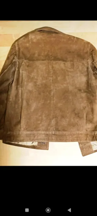 Giacca pelle vintage marrone taglia M