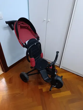 Triciclo evolutivo Qplay rojo,casi sin uso