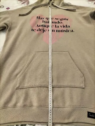 Vestido Sudadera Anabel Lee Beige Talla XXL (50)