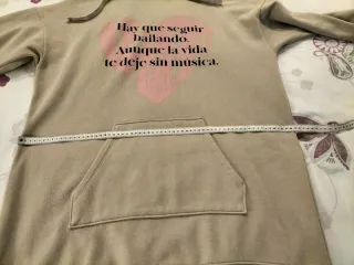 Vestido Sudadera Anabel Lee Beige Talla XXL (50)