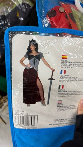 Disfraz Caballera Adulta Talla Única