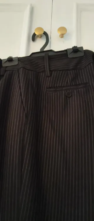 Pantalones de traje Zara rayas diplomáticas Talla