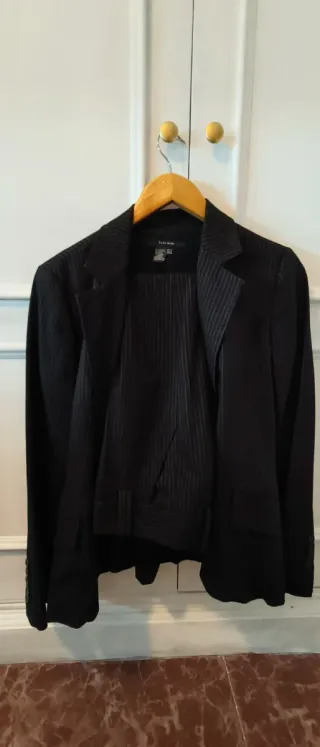 Pantalones de traje Zara rayas diplomáticas Talla