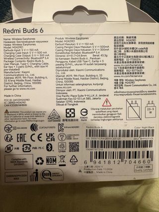 Redmi Buds 6 Auriculares Inalámbricos
