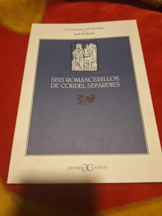 libro nuevo seis romancerillos de cordel sefardíes