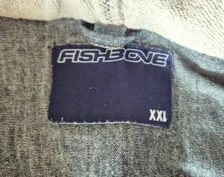 Chaqueta vaquera Fishbone con capucha
