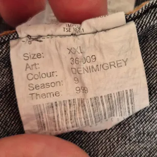 Chaqueta vaquera Fishbone con capucha