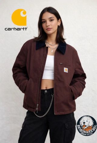 Chaqueta Carhartt Detroit Talla L Marrón