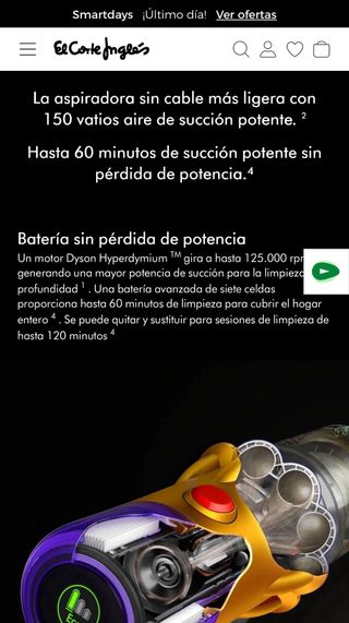 Aspirador Dyson V12 Detect Slim Absolute