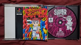 PS1 Super Puzzle Fighter II 2 Turbo complete
