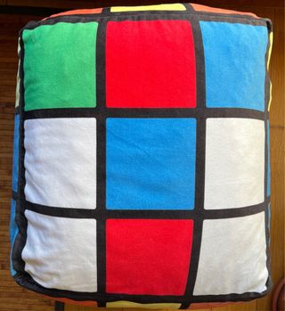 Puff Cubo Estilo Rubik
