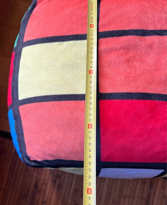 Puff Cubo Estilo Rubik