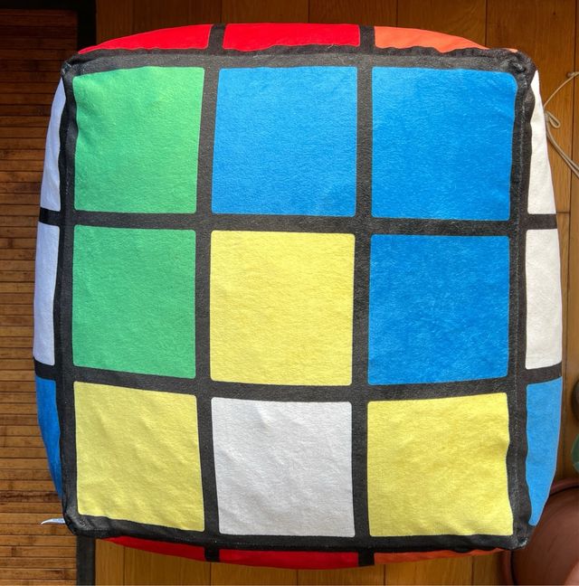 Puff Cubo Estilo Rubik