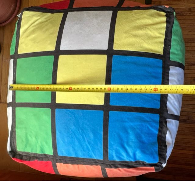 Puff Cubo Estilo Rubik