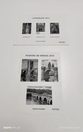 Filatelia Pruebas Especiales ( 15 unidades)