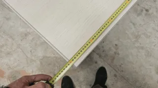 Mesa de oficina beige y gris 2 unidades