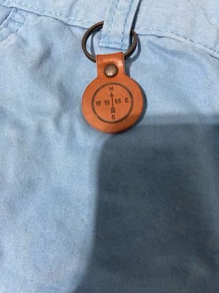 Pantalones cortos azules Bershka T.36