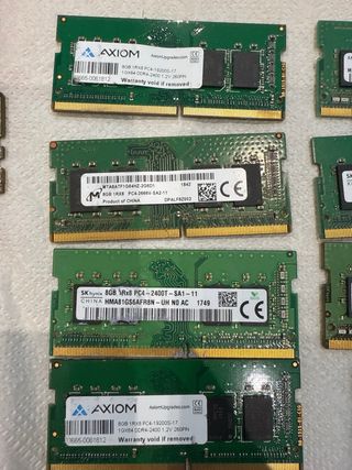 Lote 13x RAM 8GB DDR4 Portátil