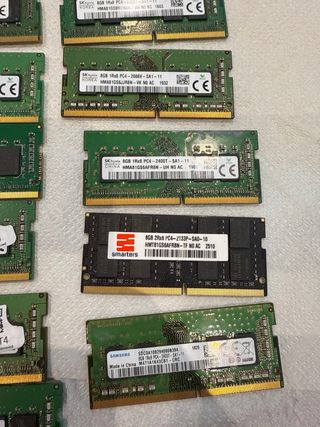 Lote 13x RAM 8GB DDR4 Portátil