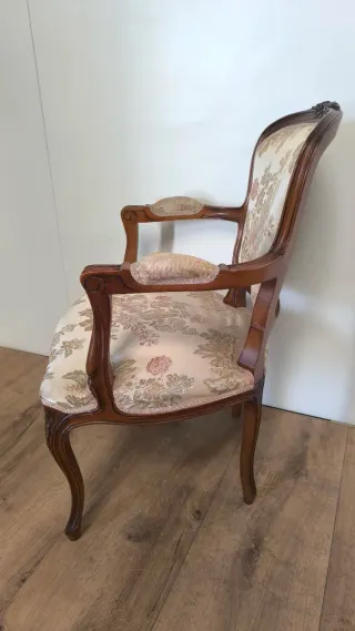 SILLA O BUTACA LUIS XV o ISABELINA ANTIGUA