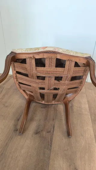 SILLA O BUTACA LUIS XV o ISABELINA ANTIGUA