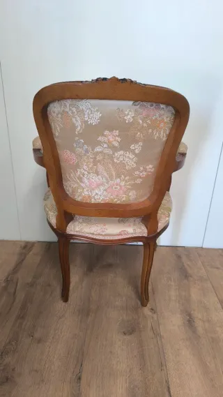 SILLA O BUTACA LUIS XV o ISABELINA ANTIGUA