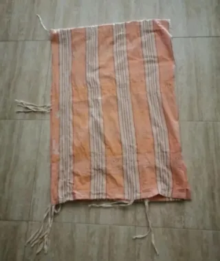 Cubresomier y funda almohada antiguos