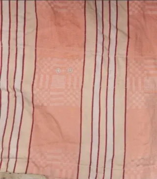 Cubresomier y funda almohada antiguos