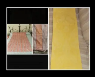 Cubresomier y funda almohada antiguos