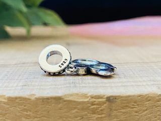 Charm Mamá Elefante y Bebé Elefante - Plata