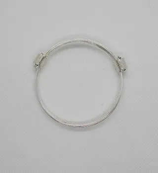 Pulsera Nudos Corredizos 7 hilos Plata 925