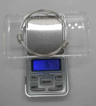 Pulsera Nudos Corredizos 7 hilos Plata 925