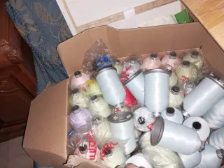 Hilos de espuma para coser