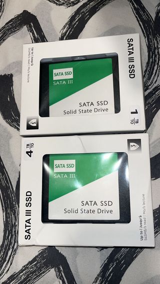 2 SSD SATA III 4TB y 1TB