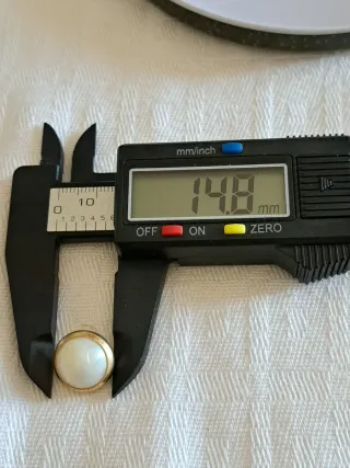 20 Bottoni Vintage Gioiello Perla e Oro