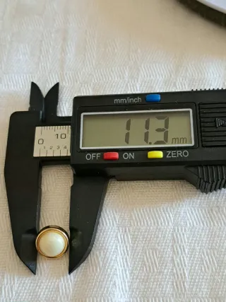 20 Bottoni Vintage Gioiello Perla e Oro