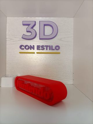 Letrero Nintendo 3D Flotante