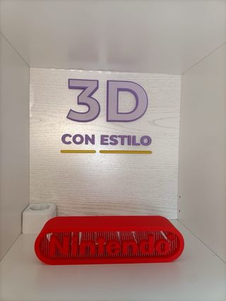 Letrero Nintendo 3D Flotante