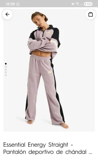 Pantalón chándal Roxy morado