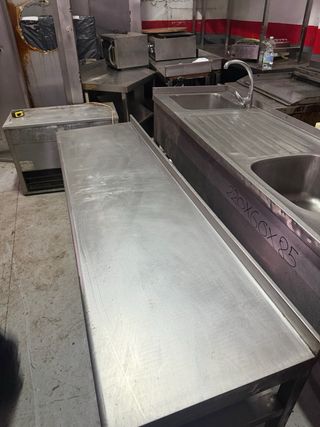 Mesa de acero BAJA COCINA