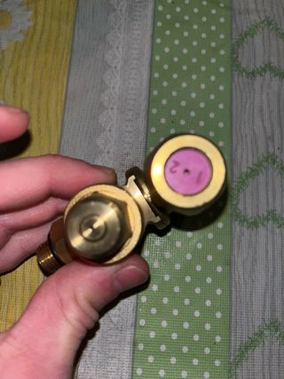 16Raccordo doppio ottone 1,5 e1,2 per atomizzatori