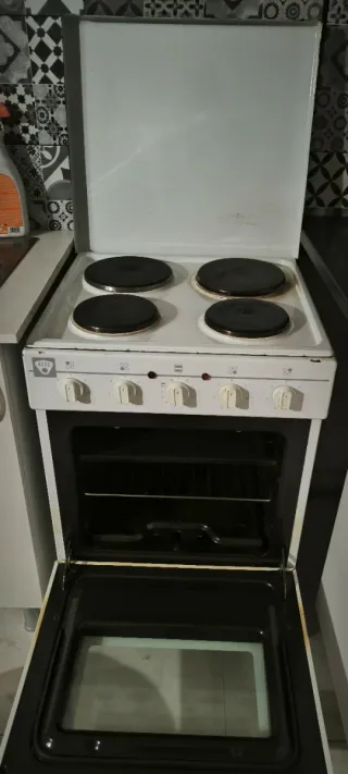 Cocina Eléctrica Blanca ACEC