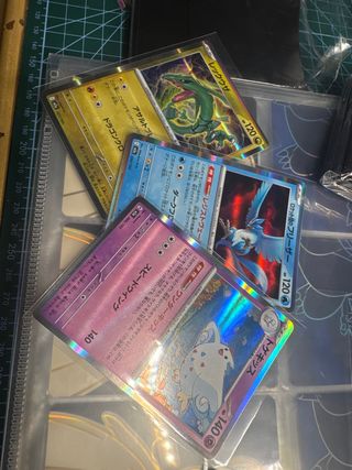 Cartas Pokémon Rayquaza, Articuno, Togekiss