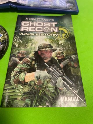 GHOST RECON JUNGLE STORM PS2 COMPLETO + MANUAL