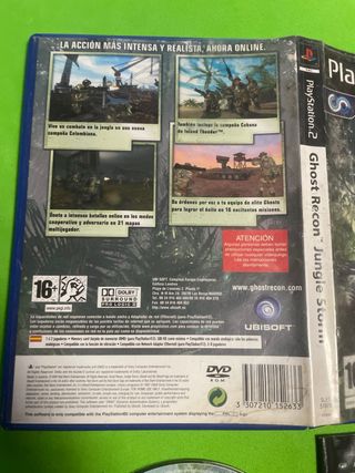 GHOST RECON JUNGLE STORM PS2 COMPLETO + MANUAL