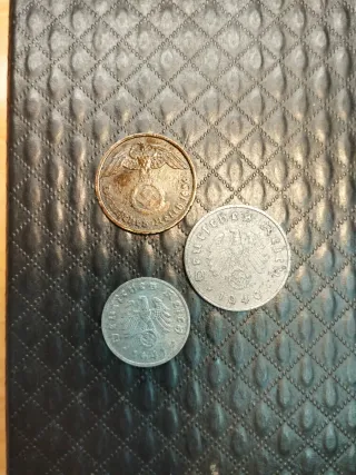 Monedas lote III Reich Alemania 2GM