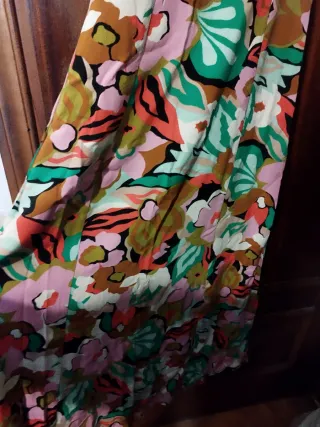 Vestido largo estampado verano
