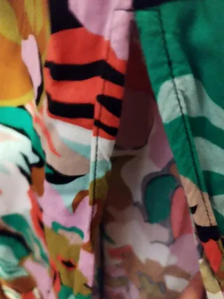 Vestido largo estampado verano