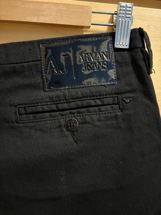 Pantalones Armani Negros Mujer
