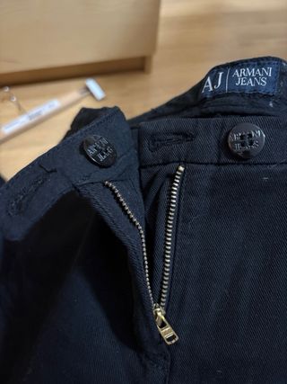 Pantalones Armani Negros Mujer